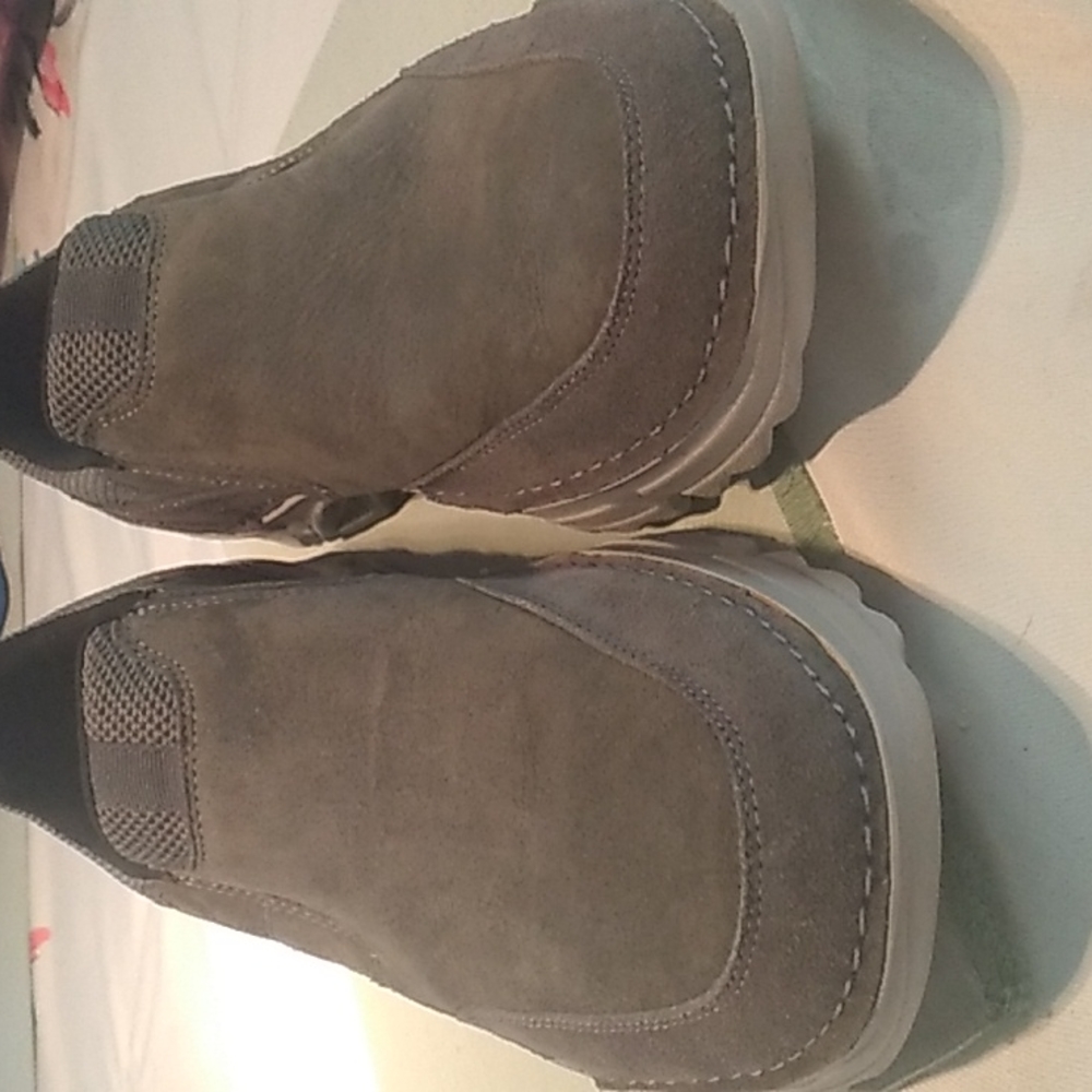 Rockport Men's Slip-On Loafers in Gray Suede - Picture 5 of 6